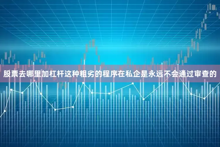 股票去哪里加杠杆这种粗劣的程序在私企是永远不会通过审查的